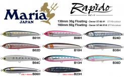 Details about   Spinning Lure Maria Rapido 130 F Bait Stickbait Tuna Leccia Lure F130